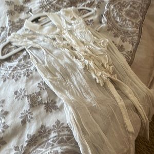 Sheer over blouse by bebe